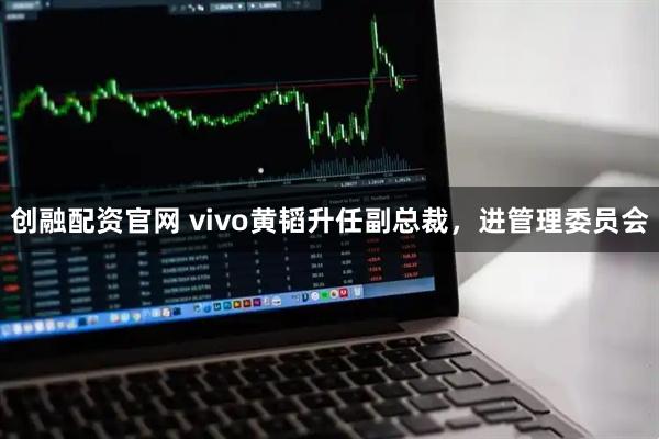 创融配资官网 vivo黄韬升任副总裁，进管理委员会