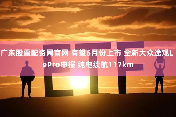 广东股票配资网官网 有望6月份上市 全新大众途观L ePro申报 纯电续航117km